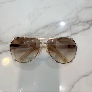 Dior Chicago Gold Aviator Sunglasses